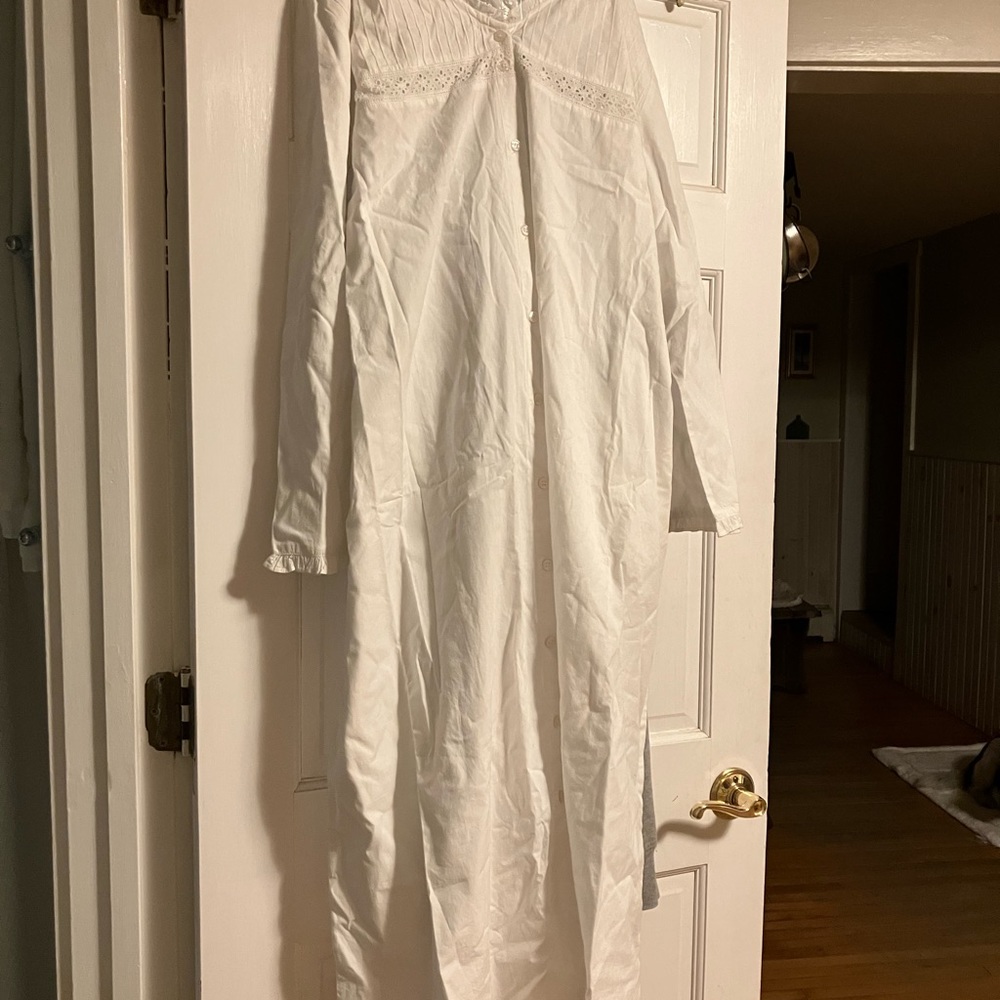 Ella Simone all cotton full length nightgown.